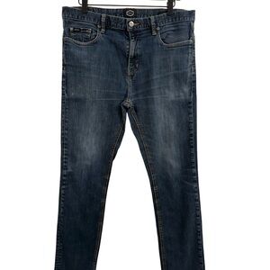 RVCA Classic “Daggers” Blue Straight Jeans